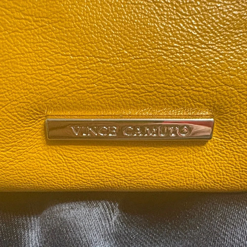 NWOT Vince Camuto Vibrant Yellow Shoulder Bag - Picture 2 of 8